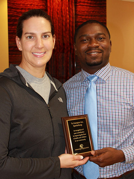 Blake Givens with Mr. Brandon Davis